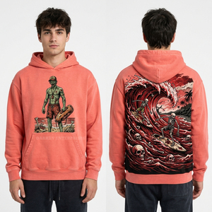 Sudadera con capucha gráfica Fortune Teller Zombie morada, estilo vintage, streetwear, personalizada, de forro polar grueso, con diseño de bola de cristal mágica - Product Image 6