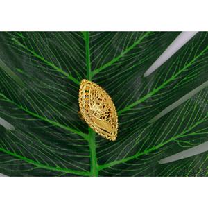 Nuevo anillo de dedo ajustable abierto tradicional para mujer, anillo de bodas de Dubái de oro de 24K, joyería, nuevo anillo de dedo de calidad Premium para niñas - Product Image 5