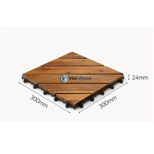 Baldosas de Madera de Acacia para Terraza, Impermeables, para Jardín y Patio - Product Image 4