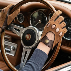 Gants de Conduite en Cuir Unisexe d'Été Coupe-Vent à Doigts Entiers, Fabrication Professionnelle sur Mesure, Fournisseur en Gros, Service OEM Personnalisé - Product Image 4
