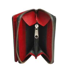 Leather Croc Printed Zip Close Purse <b>Wallet</b> Women Button Coin <b>Card</b> <b>Holder</b> Compact Design Personalized RFID Vegan Synthetic Short - Product Image 2