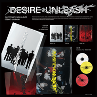 ENHYPEN DESIREUNLEASH Musique K-Pop Livre électronique (CD) Matériaux papier et plastique Langue coréenne Tous âges BW-120 KR