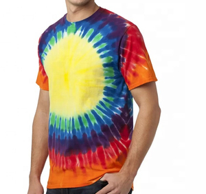Nueva Camiseta Unisex con Logotipo Personalizado, Tie Dye, 100% Algodón Tejido, Estilo Veraniego, Transpirable y Ecológica - Product Image 2