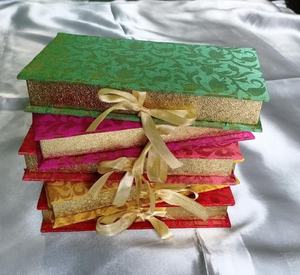 Caja de seda de cartón hecha a mano, cajas dulces de estilo Vintage y caja de frutas secas y Supari para regalo de Festival DE RECUERDO DE BODA, novedad - Product Image 3