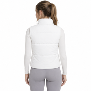 Women's Lightweight Puffer Vest Sleeveless Quilted Winter Jacket Warm Outdoor Casual <b>Waistcoat</b> Wholesale OEM ODM - Product Image 2