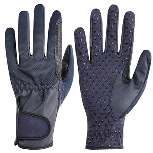 Guantes de Cuero Unisex de la Mejor Calidad, Completos, Antideslizantes, para Ciclismo, Equitación, Polo, Invierno, Color Negro - Product Image 1