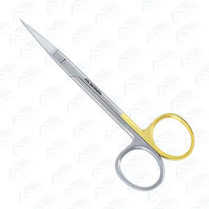 Tijeras Quirúrgicas Dentales de Carburo de Tungsteno para Cirugía Oral, 16 cm / 6.5 pulgadas, Curvas y Rectas, con Punta TC - Product Image 4