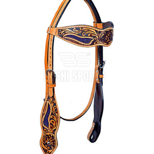 Bridon de cheval professionnel léger, coutures soignées, vente en gros directe usine - Product Image 3