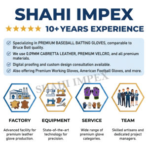 ถุงมือตีเบสบอล BRUCE-BOLT สีขาวลายสายฟ้า พร้อมแผ่นรองรับแรงกระแทก ปิดด้วยแถบตีนตุ๊กแก สำหรับผู้ใหญ่ทุกเพศ เหมาะสำหรับการฝึกซ้อม - Product Image 6