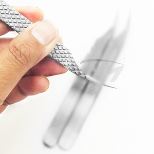Pinzas para Pestañas de Acero Inoxidable de Alta Calidad RMI, Punta Dentada de Precisión, 10 mm de Longitud, Fabricante Profesional - Product Image 5
