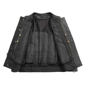 Comfortable Outdoor Use Men Leather <b>Biker</b> <b>Jacket</b> Top Selling Fashion Clothing Men Leather <b>Biker</b> <b>Jacket</b> - Product Image 4