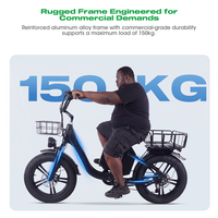 Vélo électrique pour adultes, moteur arrière 750W, 48V 50Ah, pneus larges, vélo électrique longue distance tout-terrain