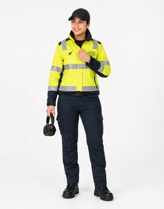 Uniformes d'aviation sur mesure à manches longues pour femmes - Modèle X Sports City XSC-W-RA-U-F1 |   Uniformes d'aviation OEM ODM |   Haute visibilité - Product Image 3