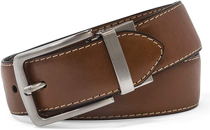 Ceinture en cuir véritable pour homme, de haute qualité, personnalisable, avec boucle automatique en alliage souple, vente en gros internationale - Product Image 5