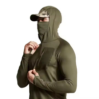 Maillot de pêche pour homme adulte haute performance, séchage rapide, UPF 50, 100 % polyester, couleur personnalisée, taille personnalisée, entièrement imprimé par sublimation