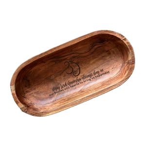 Tazón grande grabado para decoración de mesa de boda india Shaadi regalo hogar Pooja templo para invitados - Product Image 1