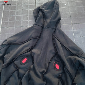 เสื้อฮู้ดดี้สไตล์ใหม่สำหรับฤดูหนาว ออกแบบเองได้ พิมพ์ลายดิจิทัล ย้อมสีพื้น ซักแบบสโตนวอช ผ้าฟลีซคอตตอน 100% เป็นมิตรกับสิ่งแวดล้อม ราคาประหยัด - Product Image 6