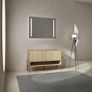 Mobile bagno freestanding da 48 pollici con 3 ante soft-close (lavello escluso) - Imballaggio KD - Eleganti mobili bagno - Product Image 1