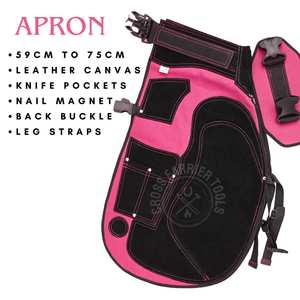 Kit d'outils de fermeur en gros avec tablier, testeur de sabots, râpe fine, couteau à sabots, couteau à lame étroite, couteau à anse et pince à sabots - Product Image 2