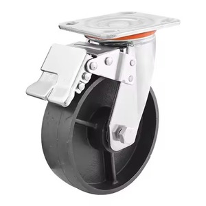 Heavy Duty Stainless Steel Service <b>Trolley</b> Silent Rubber Wheel Cart - Product Image 1