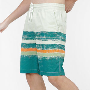 กางเกงขาสั้นกีฬาผู้ชายสำหรับวิ่ง บาสเก็ตบอล ผ้าตาข่าย ระบายอากาศดี แต่งขอบข้างหลากสี มีกระเป๋าปักลาย เป็นมิตรต่อสิ่งแวดล้อม - Product Image 6