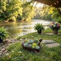 Jardinière décorative en métal galvanisé en forme de bateau pour fleurs, herbes et décoration extérieure, vente en gros depuis l'Inde