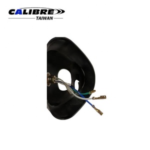 Faro Delantero para Motocicleta TAIWAN CALIBRE de 5 Pulgadas con Carcasa Negra y Lente Amarilla Diamante para Honda Monkey DAX - Product Image 6