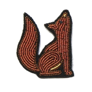 Vente en gros de lingots colorés brodés à la main en 3D, broche de chat renard et rat personnalisée à la mode pour les mariages et les fêtes - Product Image 1