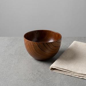 Élégants ensembles de bols et plateaux de service faits à la main en bois d'acacia ou de manguier, écologiques, pour les événements de mariage, la salle à manger à domicile, la vaisselle - Product Image 6