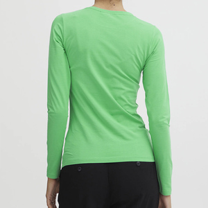 Women's Relaxed Fit Long Sleeve T Shirt Soft Touch Cotton Blend Crew Neck Casual Fashion Top for All Season Wear - Product Image 2