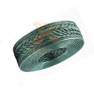 Cordons décoratifs tressés en fil métallique, galons pour vêtements, accessoires de couture, artisanat, décoration de costumes, écologiques, décontractés - Product Image 4