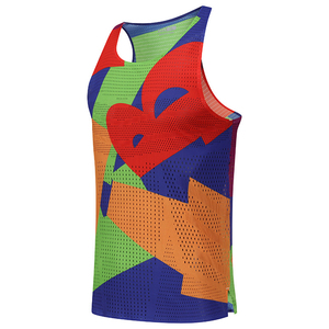 Camiseta Deportiva Personalizada para Hombre, Informal, Cómoda, con Estampado por Transferencia de Calor, Transpirable, Tejida, 100% Poliéster, Cuello Redondo, para Carreras - Product Image 5