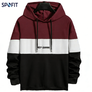 Vente en gros de sweats à capuche unisexes surdimensionnés pour hommes, personnalisés avec broderie et impression numérique, style Y2K, hiver, 100% polyester, molleton 240g, pull-over - Product Image 3
