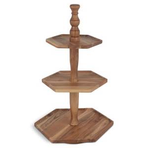 Base Redonda de Madera Ecológica para Pastel, Hecha a Mano con Acabado Natural, Apta para Lavavajillas, Forma Personalizada, 1 Pieza - Product Image 2