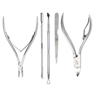 Juego de Manicura y Pedicura Profesional de Lujo, 5 Piezas, Cortaúñas y Herramientas de Acero Inoxidable para el Cuidado de las Uñas - Product Image 2
