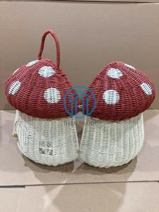 New trend rattan mushroom storage basket make in Vietnam with wholesale price for kid make in Vietnam with wholesale price - Product Image 4