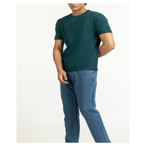 Camisetas de algodón 100% de corte ajustado, 180 gramos, diseño competitivo en blanco, cuello redondo, logotipo personalizado e impresión, camiseta para hombre - Product Image 5