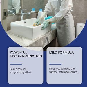 Detergente per Bagno in Acciaio Inossidabile per Lavandini, Docce, Vasche da Bagno e Vetri, per una Sanificazione Ottimale - Product Image 3