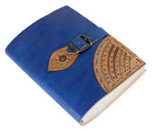 Agenda de Negocios Promocional Personalizada Vintage de Camelon Exports, con Tapa Dura de Cuero Azul, 144 Páginas, Hecha en Rajasthan - Product Image 2