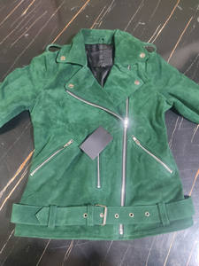 Chaqueta Varsity de Mujer Elegante de Primera Calidad, Diseño Premium con Cremallera, Cuero Genuino, Impermeable, Transpirable, Resistente al Viento, con Forro Satinado - Product Image 5