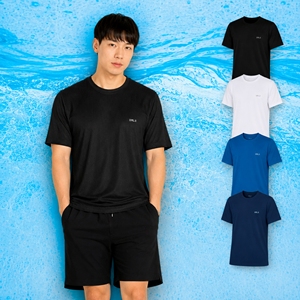 T-shirt unisexe à manches courtes à séchage rapide et léger pour homme, motif lettres, col rond, coupe décontractée, longueur standard, en jersey tricoté en soie glacée - Product Image 3