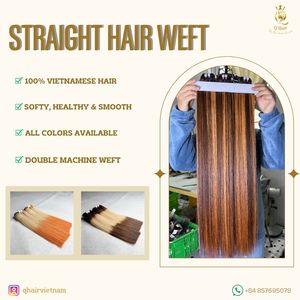 ผมต่อผมตรง SDD สีธรรมชาติที่ยังไม่ผ่านการแปรรูปผม100% จากกระดูกดิบของเวียดนาม - Product Image 6