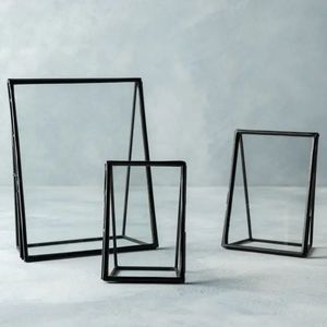 Stylish Iron And Glass <b>Photo</b> <b>Frame</b> with Minimalist Design for Contemporary Home Interior Decoration - Product Image 1