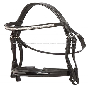 Accesorio de sillín de caballo de charol de caballo Weymouth brida ecuestre duradero - Product Image 5