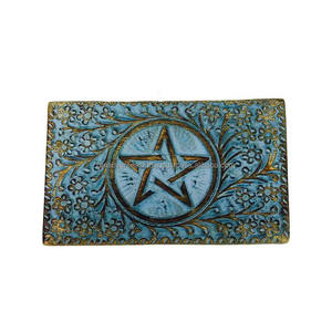 Caja organizadora de almacenamiento de joyería de madera decorativa tallada en Pentáculo, regalo perfecto para mujeres disponibles en varios estilos - Product Image 2