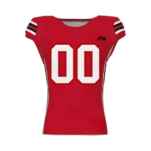 Custom Sublimated American Football Jersey Double Shoulders Mesh Breathable Youth Adult Team Uniform Bulk Supplier For Men , Kid - Product Image 1