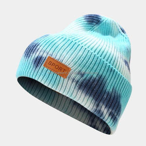 Nardon Apparel Unisex Venta al por mayor de gorros de punto de lana acanalada con logotipo personalizado de lujo de invierno cálido Gorro con puños para mujeres y hombres - Product Image 2