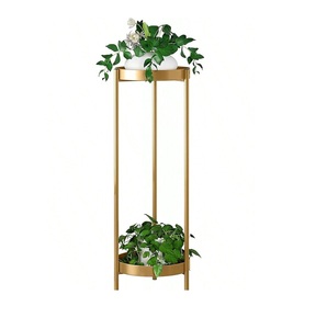 Support de pot de fleurs décoratif en fer, adapté aux balcons, jardins, salons et aux présentoirs de plantes intérieurs élégants - Product Image 5