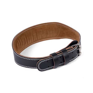 Ceinture de musculation en cuir de vachette pour homme, sangle réglable, ceinture de musculation de haute qualité, design élégant. - Product Image 5