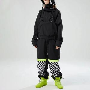 Pantalon de ski unisexe -Tex 10 000 mm imperméable, isolé en polaire, anti-UV, respirant, coupe-vent, avec logo personnalisé, pour snowboard - Product Image 1
